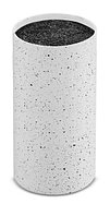 Подставка для ножей KRISBERG KS-2526 белый мрамор