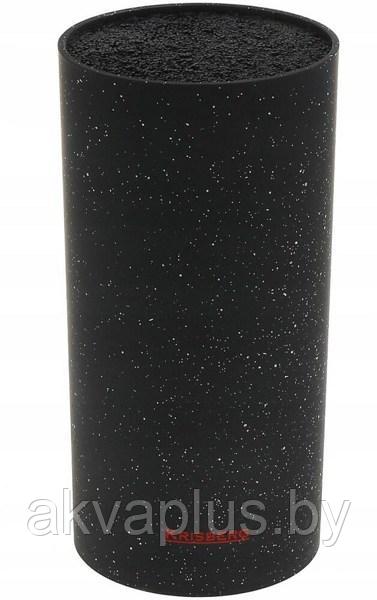 Подставка для ножей KRISBERG KS-2525 черный мрамор - фото 1 - id-p165490000