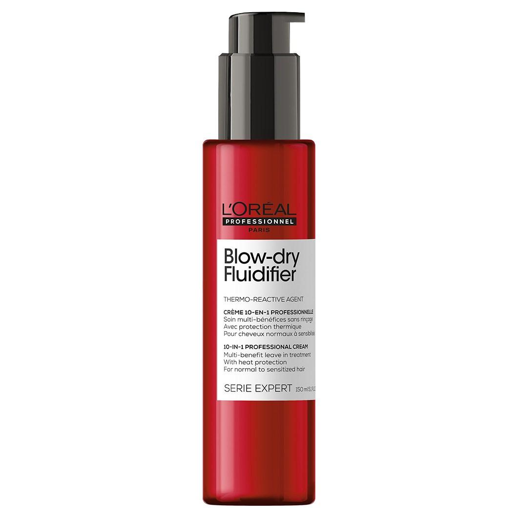 Термозащитный крем для укладки волос Loreal Professionnel Blow-dry Fluidifier, 150мл