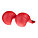 Накладки карате красные ПУ Arawaza RFGWKFSRE (XS, S, M, L) тренировочные, фото 2