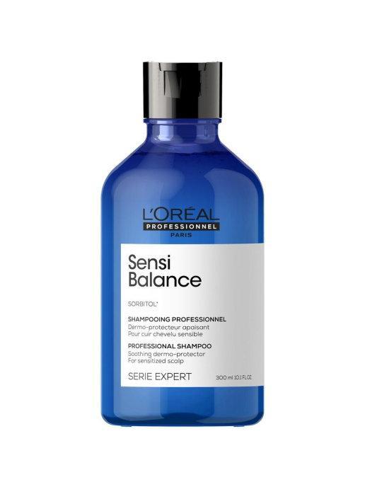 Уcпокаивающий шампунь для защиты кожи головы Loreal Professionnel Serie Expert Sensi Balance 300 мл