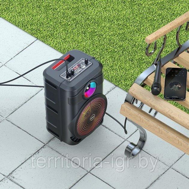 Портативная Bluetooth колонка BS46 черный Hoco (Partybox) - фото 8 - id-p165514993
