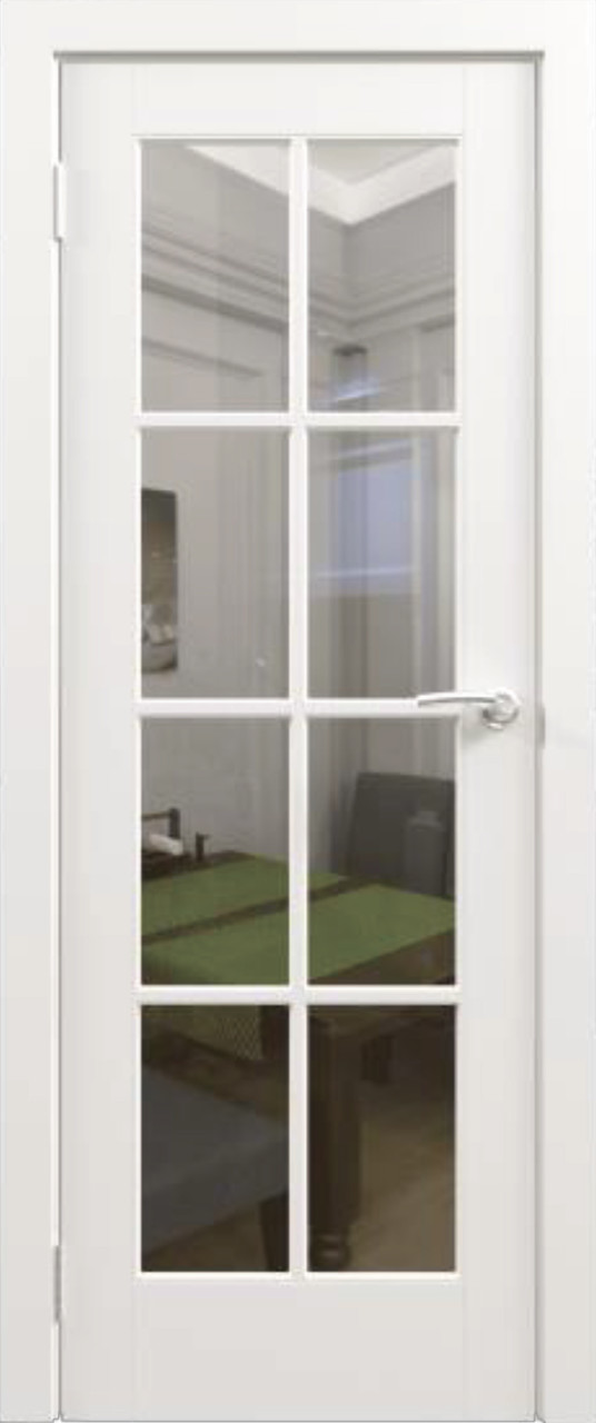 Межкомнатная дверь "ПЕРФЕТО" 6 (6.1) (Цвет - Белый; Ваниль; Грэй; Капучино; Графит) - фото 4 - id-p165533856