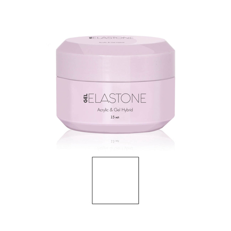 Гибрид акрила и геля ELASTONE GEL, 15 мл №3947 (белый) - фото 1 - id-p139686698