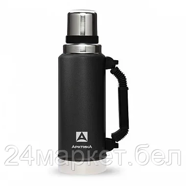 106-1250P чёрный Термос для напитков вакуумный, бытовой 1.25 л Арктика - фото 1 - id-p164747014