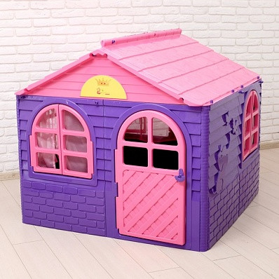 Игровой домик детский пластиковый №1 Doloni (Долони) 129-69-120 см (арт.025500/12) - фото 2 - id-p20266253