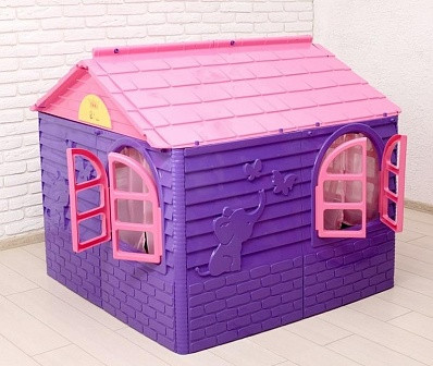 Игровой домик детский пластиковый №1 Doloni (Долони) 129-69-120 см (арт.025500/12) - фото 4 - id-p20266253