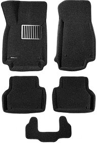 Коврики салона текстильные 3D AUDI A6 (2019-)/AUDI A7 (2019-) Lux (черные)