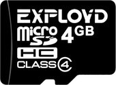 MicroSDHC 4GB Class4 Карта памяти EXPLOYD - фото 1 - id-p165352396