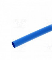 Термоусаживаемая трубка синяя 6,5/3 для провода d=3,1...5,4мм