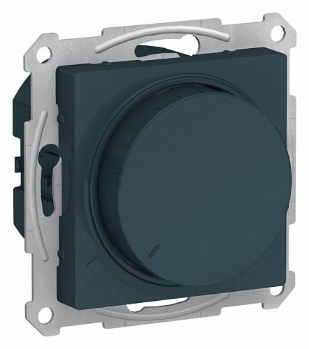 Светорегулятор поворотно-нажимной, 315Вт (7-157 Вт. LED), цвет Изумруд (Schneider Electric ATLAS DESIGN)