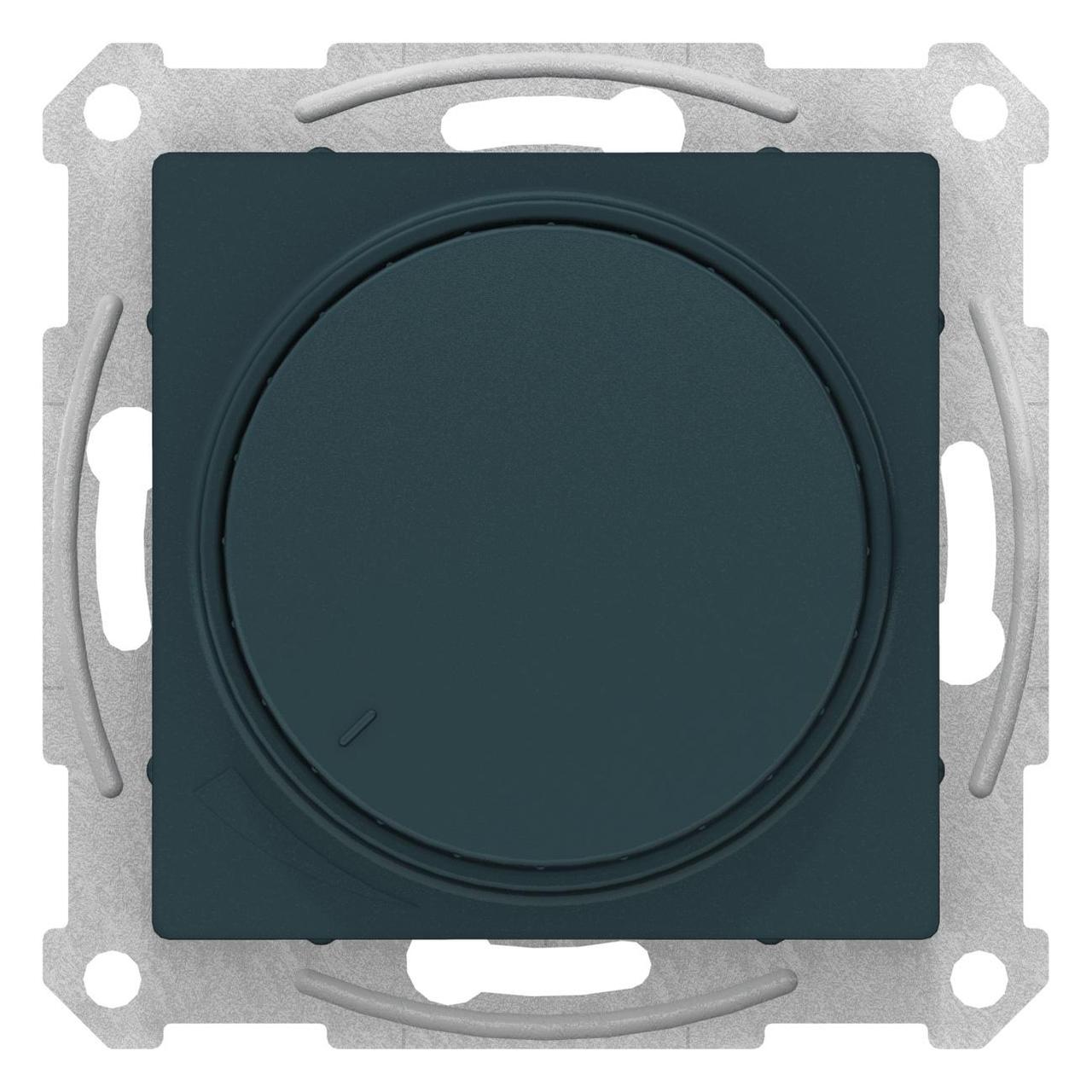 Светорегулятор поворотно-нажимной, 315Вт (7-157 Вт. LED), цвет Изумруд (Schneider Electric ATLAS DESIGN) - фото 2 - id-p165645206
