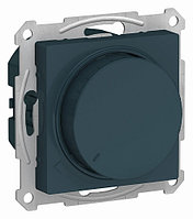 Светорегулятор поворотно-нажимной, 630Вт (10-315 Вт. LED), цвет Изумруд (Schneider Electric ATLAS DESIGN)