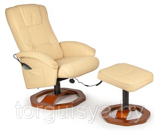 TV-кресло Calviano 20 с пуфом (бежевое, массаж), фото 2