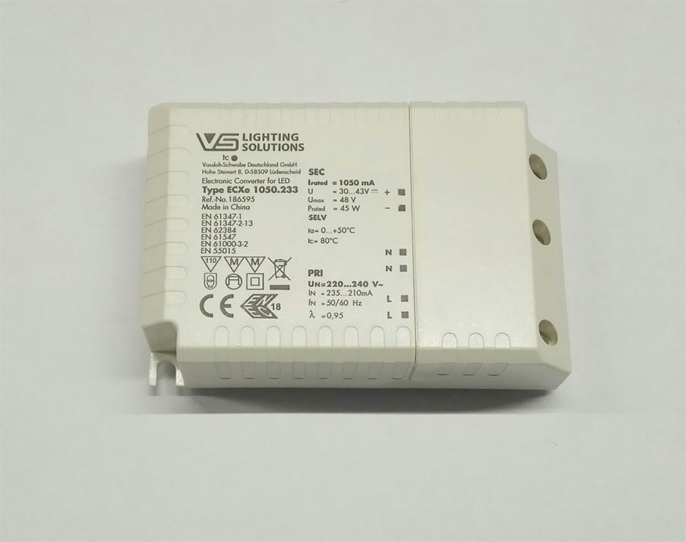 VS ECXe 1050.233 30-43V 45W 1050mA 103.6x67.4x31мм - драйвер для светодиодов