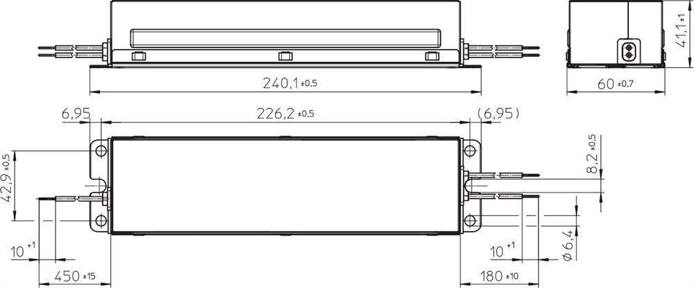 VS ECXe 700G.116 107-210v/150W IP65 241Х61Х41 - драйвер для светодиодов - фото 2 - id-p165672663