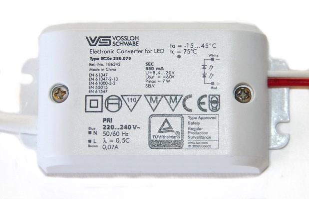 VS ECXe 350.079* 8.6-22V/7.7W 82x42x23 мм - драйвер для светодиодов - фото 1 - id-p165672685