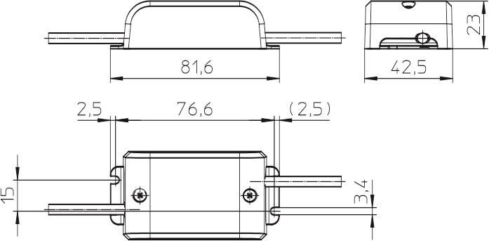 VS ECXe 700.081* 2.8-8V/6.3W 82x42x23 мм - драйвер для светодиодов - фото 2 - id-p165672693