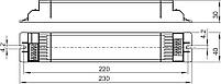 VS ELXc 414.242 (Т5 4x14W) 230x40x28 - ЭПРА ECO, фото 2