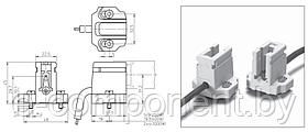 02525 Vossloh Schwabe Патрон Fc2 до 20KV винты M4 неподвижный, провод d7,0x500