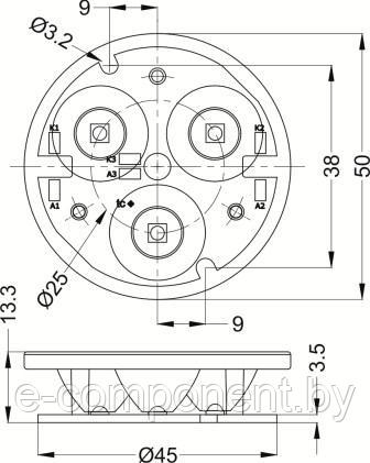 WU-M-422-45-XPE-CW-40&#176; - фото 2 - id-p165672944