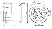 12801 VS E40 5kV фарфор стальная резьба антивыкручивание 270&#176;C, фото 2