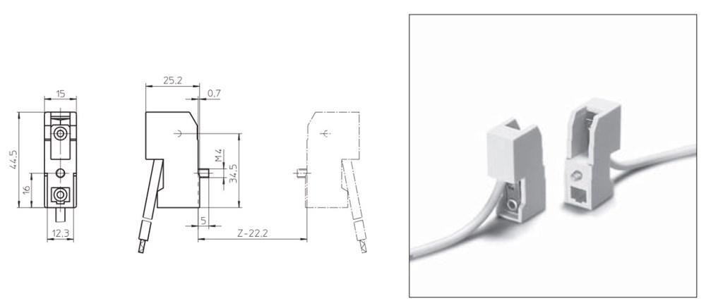 32301 VS Патрон RX7s керамика+провод 1.0 кв.мм - фото 1 - id-p165673196