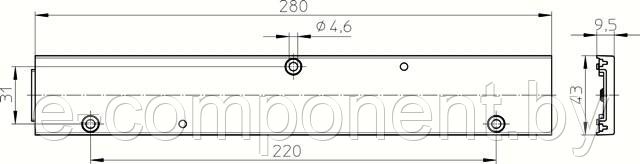 VS 98811 LINEARE OPTIK RETAIL SYM - оптика для светодиодных линеек