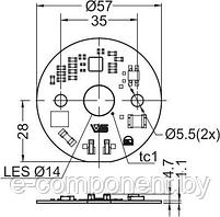 EDC57C_10W830_230A_VS4 светодиодный модуль Readyline 230 Вольт!, фото 2