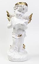 Статуэтка ангел с книгой золото, арт. лк-279/иа-099з, 34 см