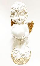 Статуэтка ангел Амур с сердцем золото Арт.ИА-9760з