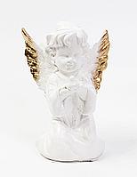 Статуэтка ангел Девочка с голубем зол. 18см лсм-124