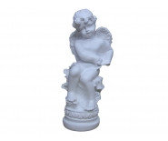 Статуэтка ангел на подставке бел, арт. скл-1241, 43 см