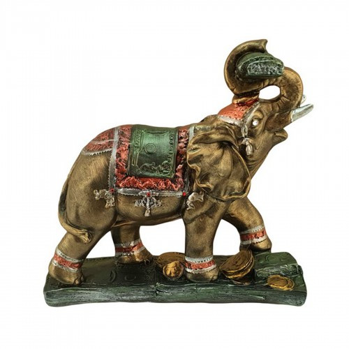 Статуэтка слон на деньгах бронза,цв.35 см. арт. кл-1365 - фото 1 - id-p165698549