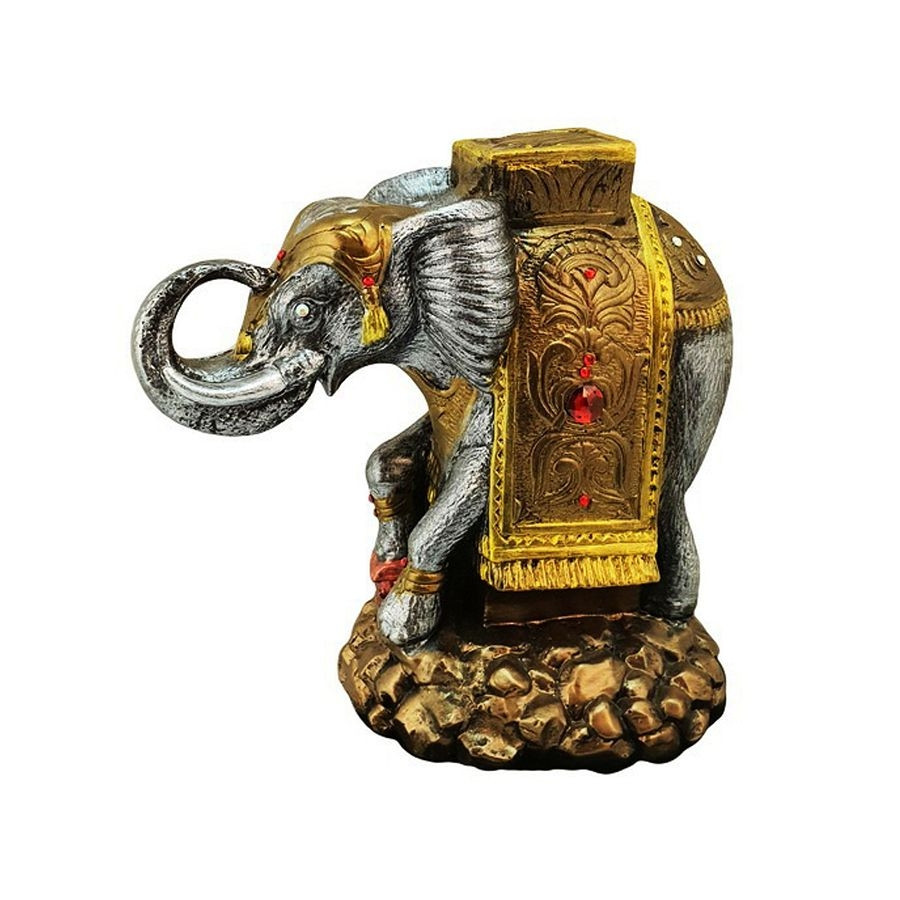 Статуэтка слон на камнях бронза декор 26 см Арт.ЛК-13514 - фото 1 - id-p165698558