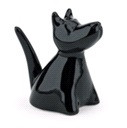 Статуэтка Фигурка Собака, черная 5,5 см.х5 см., Арт.НПА-13 - фото 1 - id-p165698571