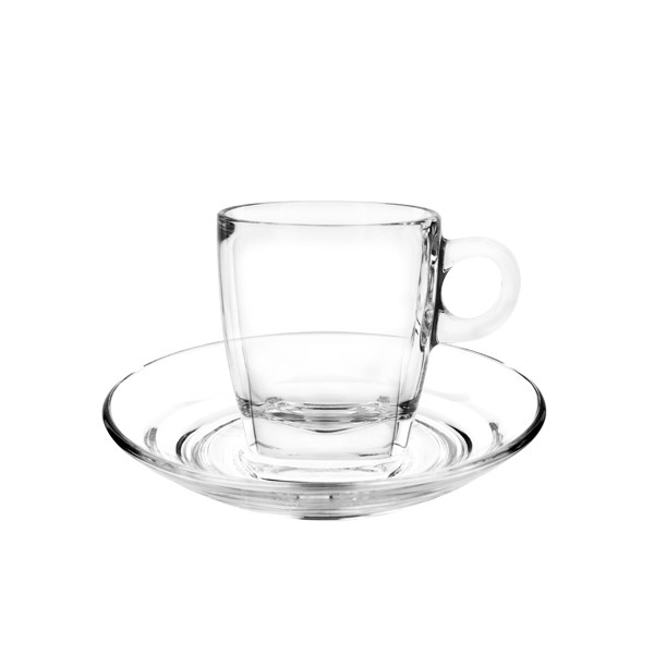 Чашка Cappuccino 195мл h81мм d76/103мм "Caffe", стекло 1P02441 - фото 1 - id-p161182745