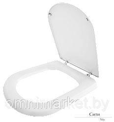 Сиденье для унитаза с крышкой Керамин Сити-МС, Беларусь