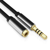 Аудио удлинитель Jack 3.5мм (4pin) - Jack 3.5мм (4pin) 1м