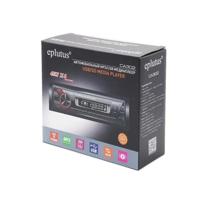 Автомагнитола Eplutus CA 302, USB/SD/FM - фото 1 - id-p165711154