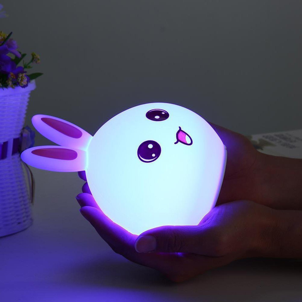 Силиконовая лампа-ночник зайчик Rabbit Silicone Lamp - фото 6 - id-p165711599