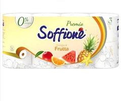 Туалетная бумага Soffione Premio Energia di Frutta 3-сл (упаковка 8шт)