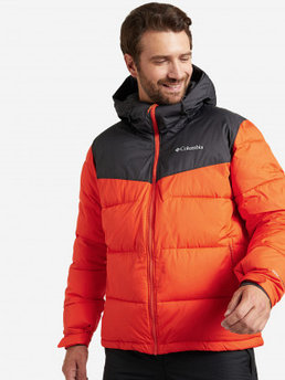Куртка мужская горнолыжная Columbia Iceline Ridge™ Jacket оранжевая