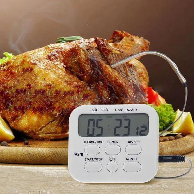 Кулинарный термометр с таймером и со щупом TA278 - фото 2 - id-p165713747