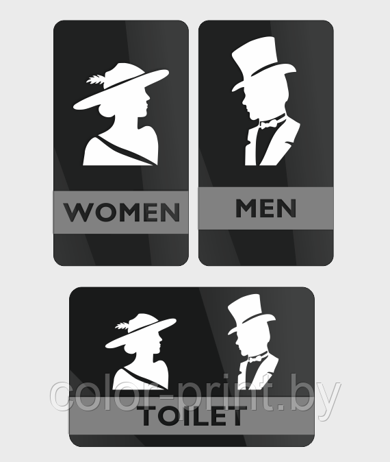 Табличка на туалет / санузел WC05 - фото 5 - id-p165721923