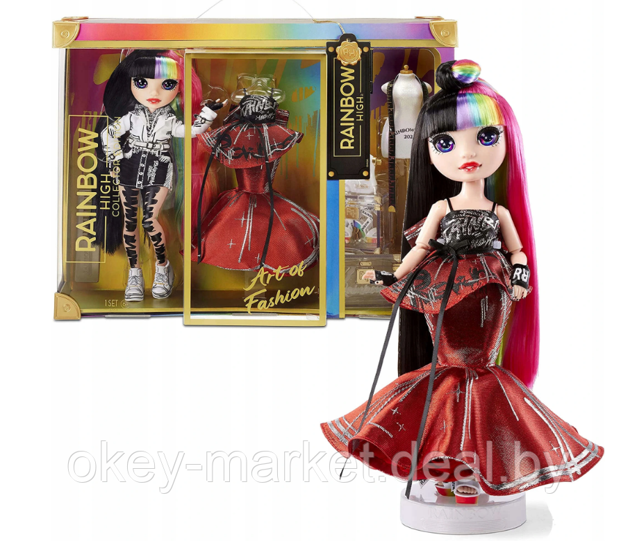 Коллекционная кукла Рейнбоу Хай Дизайнер Rainbow High 2021 Collector Doll Jett Dawson 576761 - фото 1 - id-p165723406