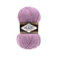 Пряжа Alize Lanagold 240 м. цвет 505 пепельно-сиреневый