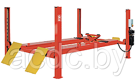 A455A (PEAK 412A) Подъемник четырехстоечный, 5,5 т., под 3D сход-развал для длиннобазных автомобилей