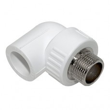 25.2520 Колено ПП с наруж. рез. 25х 1/2" Pro Aqua