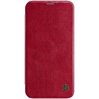 Кожаный чехол Nillkin Qin Leather Case Красный для Apple iPhone 12 Pro Max